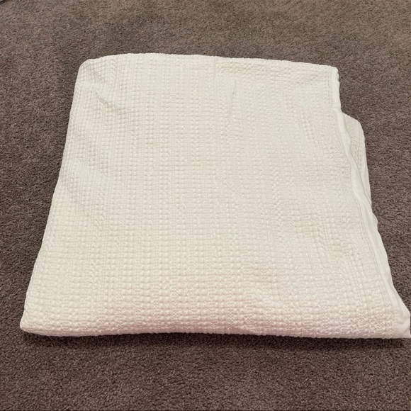 SOLD ON MERCARI - Pottery Barn Honeycomb Cotton Duvet Cover - Picture 2 of 7